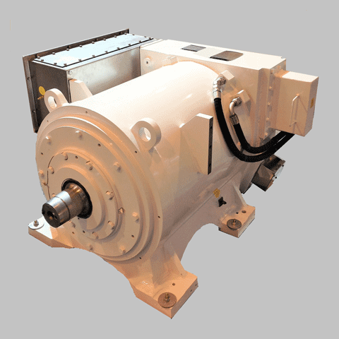 Wabtec钻机电机1300马力交流水冷电机